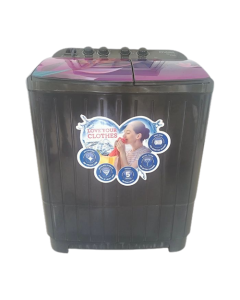 8.0 KG Semi Automatic HT Pearl Black Washing Machine