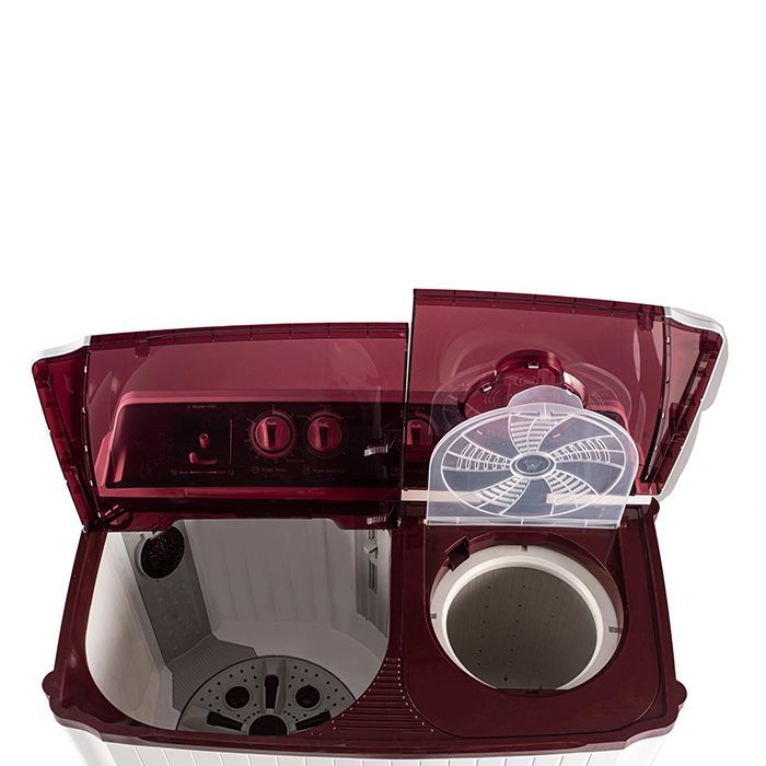 7.5 KG Semi Automatic Dark Maroon Washing Machine